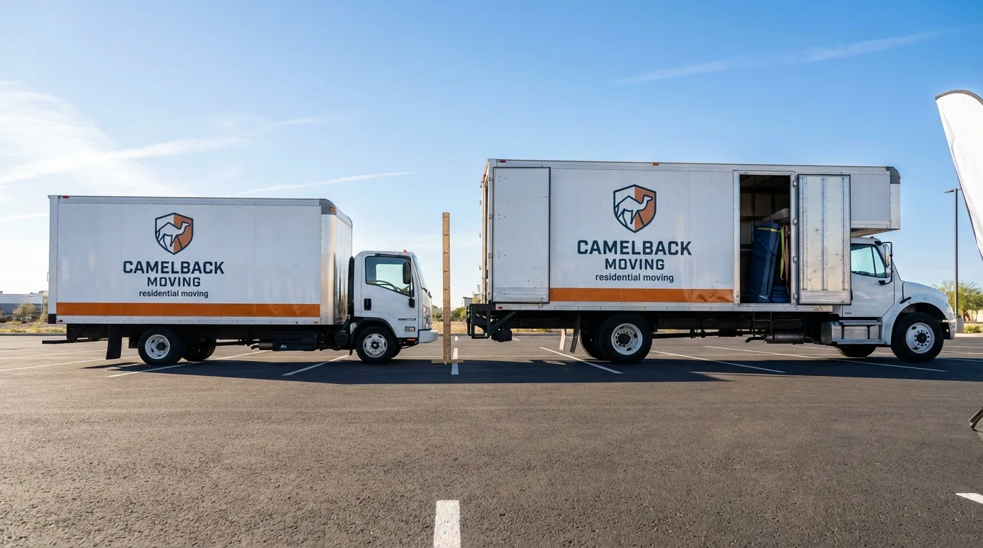 Moving truck size capacity guide in Huntingdon
